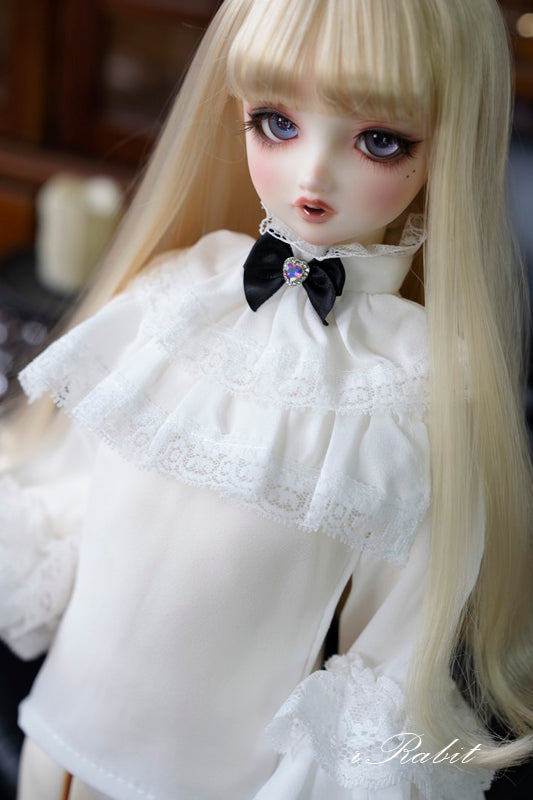 [Lace Blouse] White [Limited quantity] | PREORDER | OUTFIT