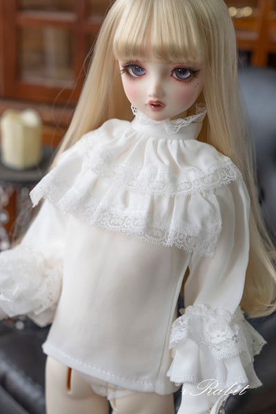 [Lace Blouse] White [Limited quantity] | PREORDER | OUTFIT