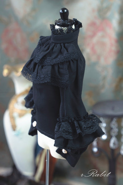 [Lace Blouse] Black | PREORDER | OUTFIT