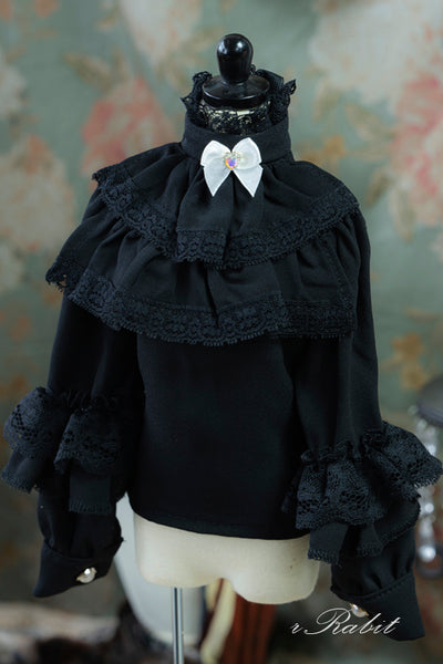 [Lace Blouse] Black | PREORDER | OUTFIT