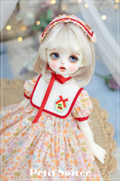 Cherry Dress (Orange Flowers) | PREORDER | OUTFIT