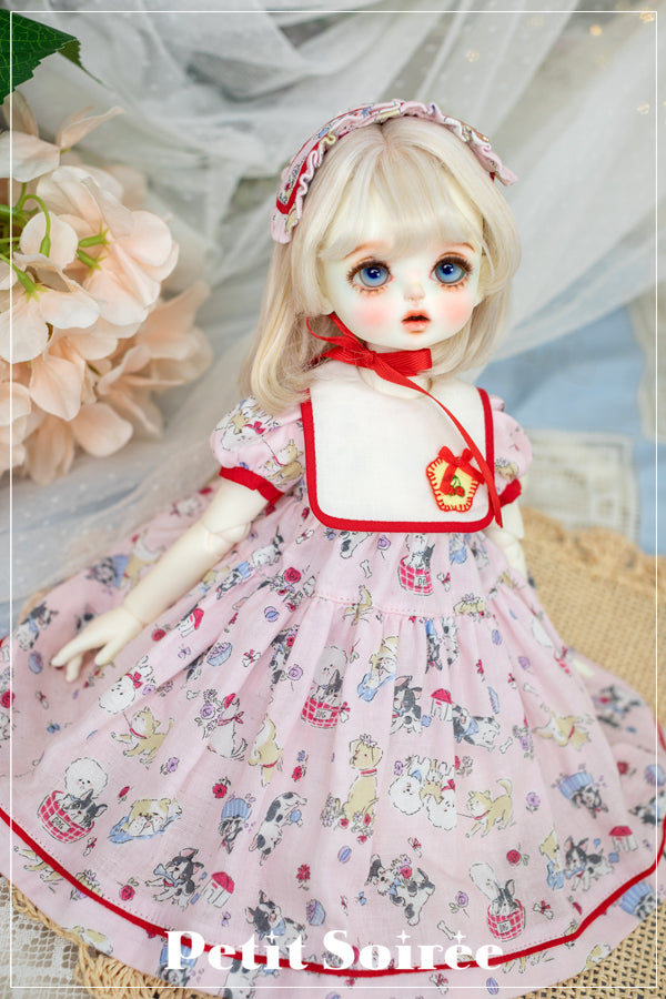 Cherry Dress (Puppy time) | PREORDER | OUTFIT