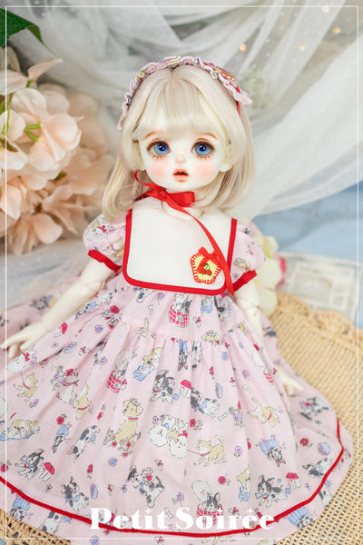 Cherry Dress (Puppy time) | PREORDER | OUTFIT