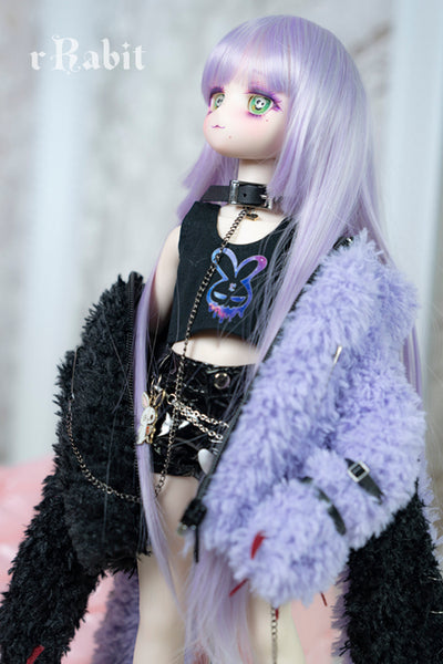 [Hell E rRabit] Usual Dress SET [Cyber Violet] [Limited quantity] | PREORDER | OUTFIT