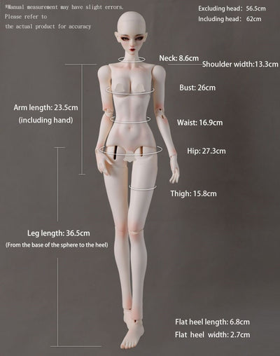 62cm Gem3-G003 Female Body | PREORDER | PARTS