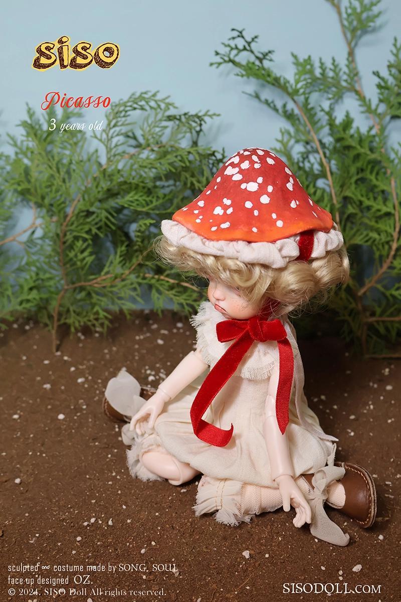 Mushroom Dress(Dali -5 years old) | PREORDER | PARTS