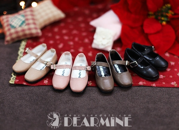 Square flat Cocoa | PREORDER | SHOES