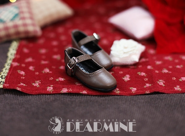 Square flat Cocoa | PREORDER | SHOES