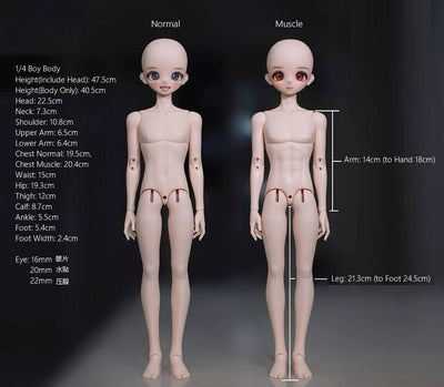 1/4 Boy Body [Limited Time] | PREORDER | PARTS