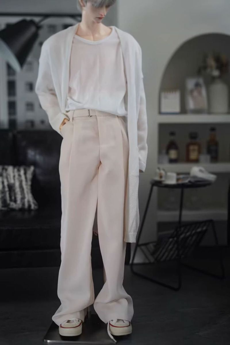 Wide Leg Casual Pants XL: Apricot [Limited Time Offer] | PREORDER | OUTFIT