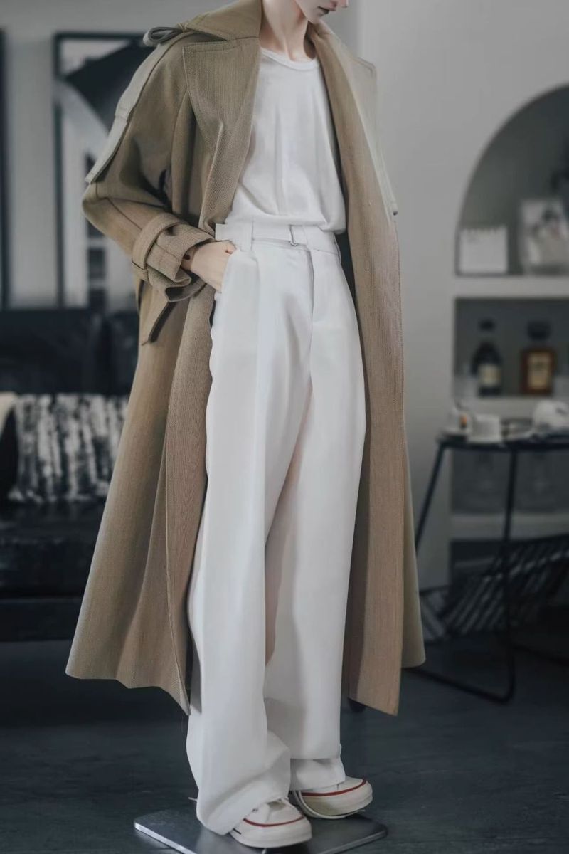 Wide Leg Casual Pants M: White [Limited Time Offer] | PREORDER | OUTFIT