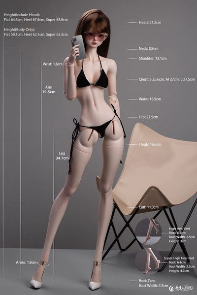 64cm Girl Body [Limited Time 15% OFF] | PREORDER | PARTS