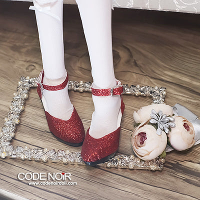 CLS000198 Red Glitter Heels (High Heel) [2025_1 Preorder] | PREORDER | SHOES