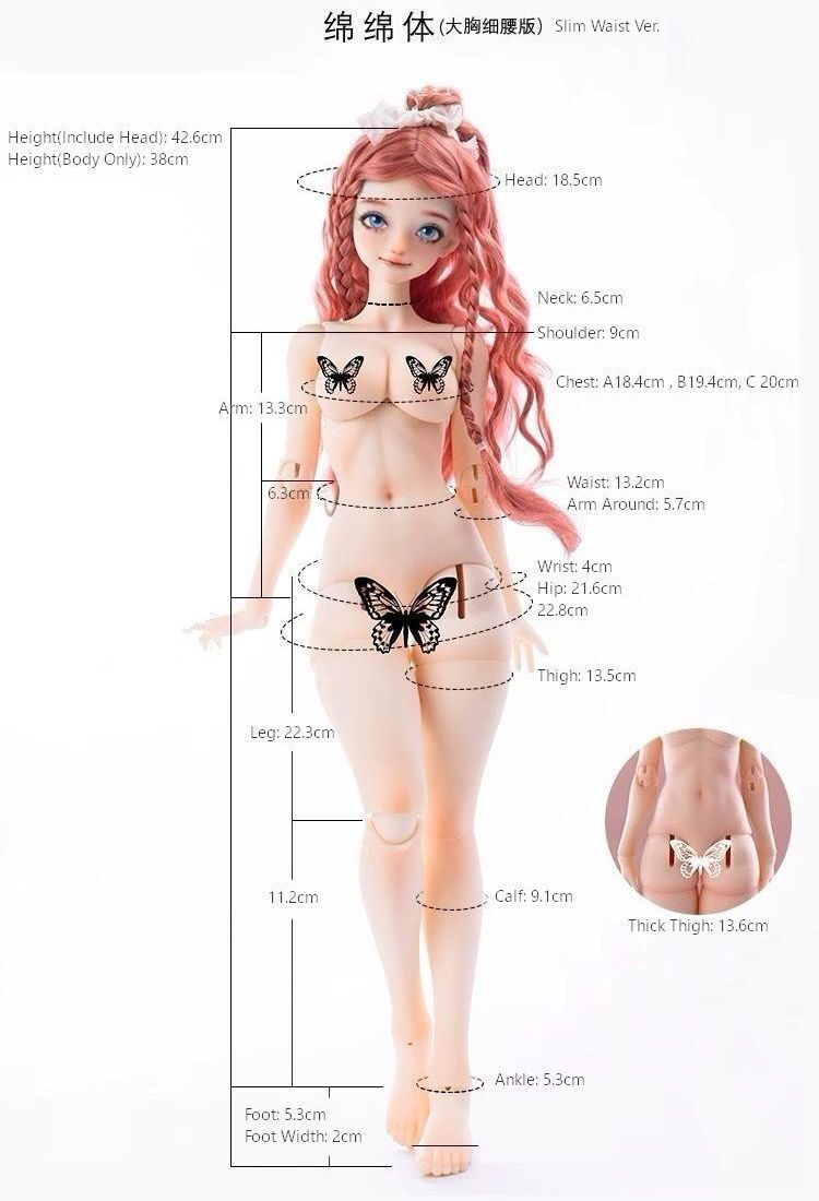 1/4 Girl Body (Slim Waist Ver.) | PREORDER | PARTS