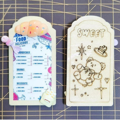 Menu Board: 1/4 Cat ＆ Bear Set | PREORDER | ACCESSORY