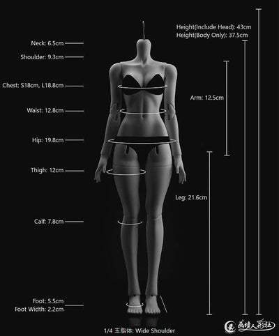 1/4 Girl Body Wide Shoulder Ver. [15% OFF for a limited time] | PREORDER | PARTS