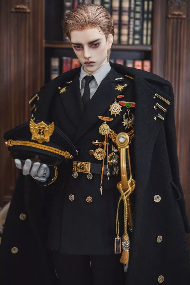 Honor Military Dress Black & Gold Fullset: ID75 [Limited Time Offer] | PREORDER | OUTFIT