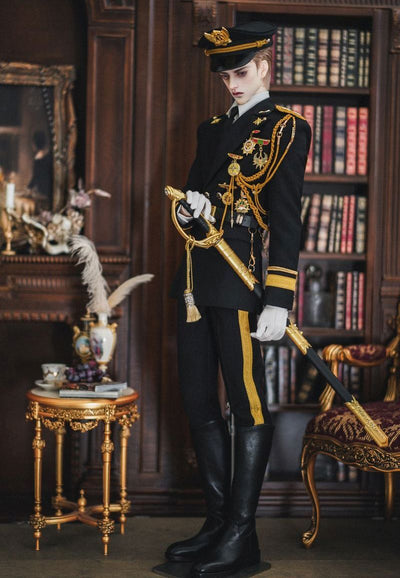 Honour Military Dress Black & Gold: ID75 [Limited Time Offer] | PREORDER | OUTFIT