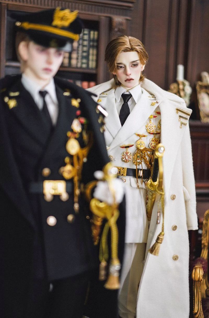 Honour Military Dress White & Gold Fullset: ID75 [Limited Time Offer] | PREORDER | OUTFIT