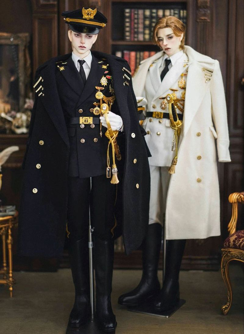 Honour Military Dress White & Gold: ID75 [Limited Time Offer] | PREORDER | OUTFIT