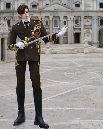 Honour Military Dress Brown & Gold Fullset: ID75 [Limited Time Offer] | PREORDER | OUTFIT
