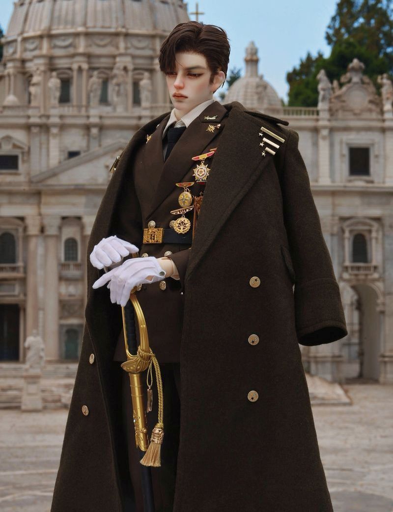 Honour Military Dress Brown & Gold: ID75 [Limited Time Offer] | PREORDER | OUTFIT