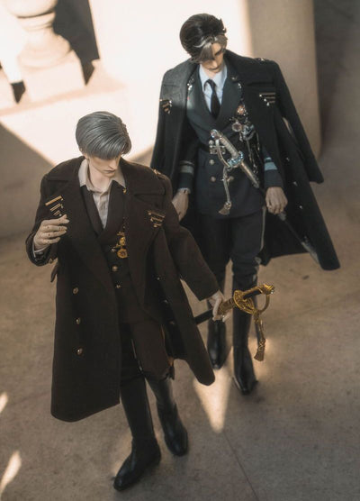 Honour Military Dress Brown & Gold Fullset: ID75 [Limited Time Offer] | PREORDER | OUTFIT