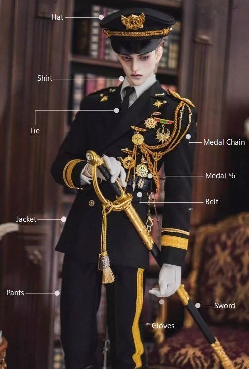Honour Military Dress Beige&Gold Fullset: ID75 [Limited Time Offer] | PREORDER | OUTFIT