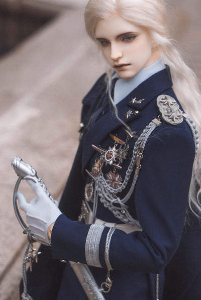 Honor Military Dress Blue & Silver Fullset: ID75 [Limited Time Offer] | PREORDER | OUTFIT
