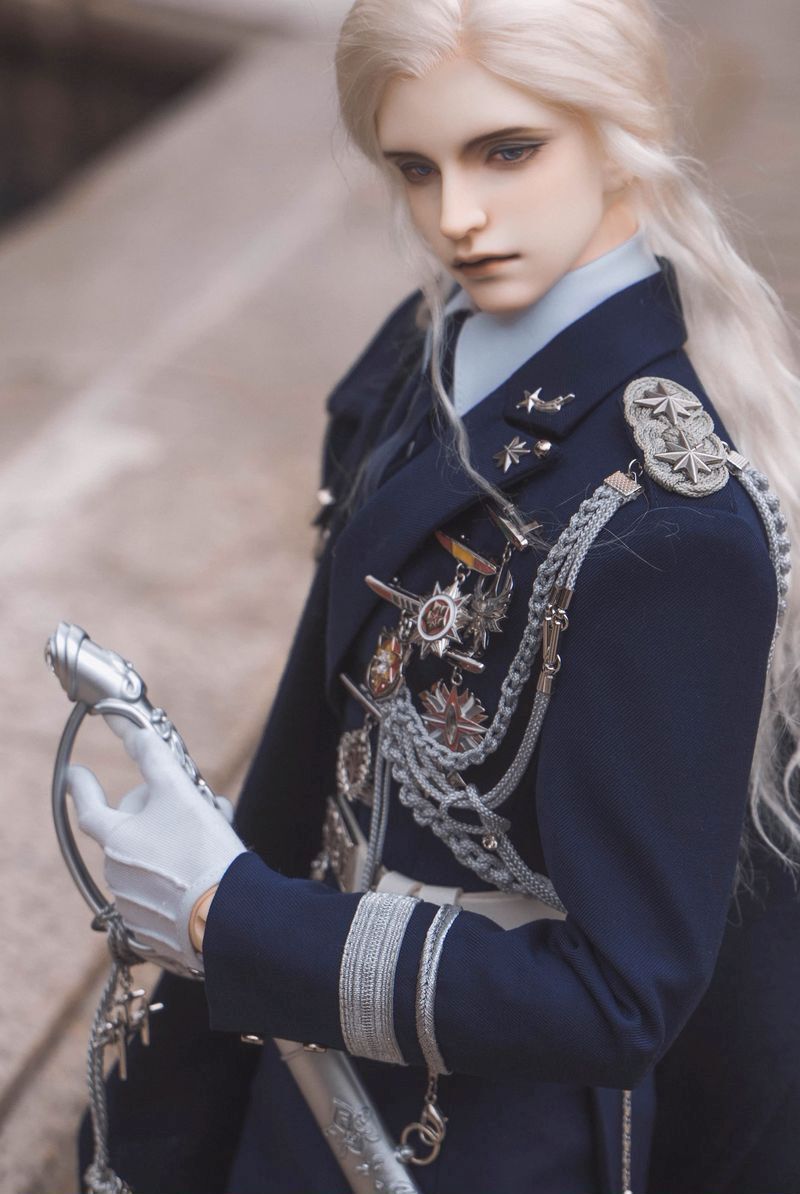 Honor Military Dress Blue & Silver Fullset: ID75 [Limited Time Offer] | PREORDER | OUTFIT