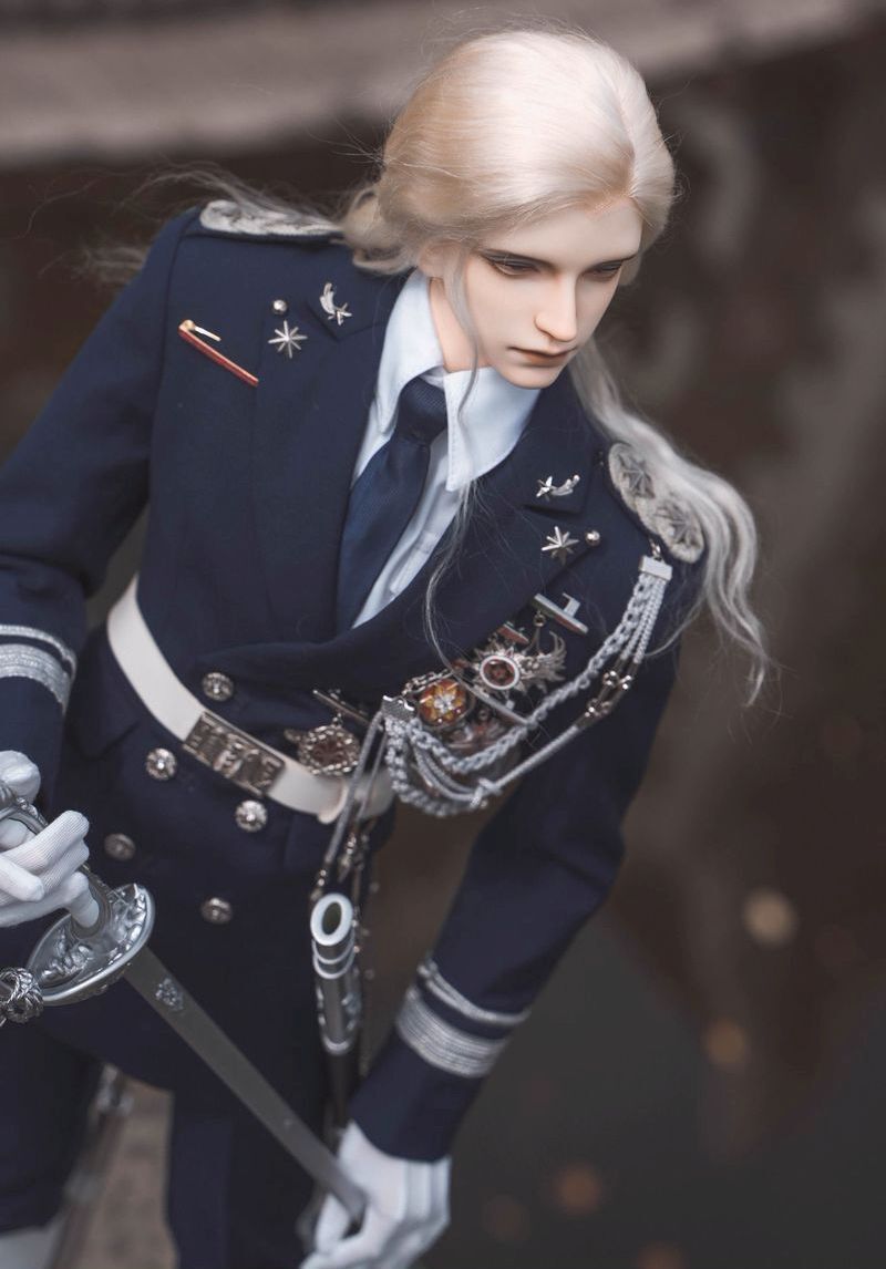 Honor Military Dress Blue & Silver Fullset: ID75 [Limited Time Offer] | PREORDER | OUTFIT