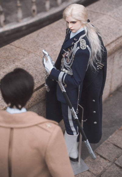 Honor Military Dress Blue & Silver Fullset: ID75 [Limited Time Offer] | PREORDER | OUTFIT