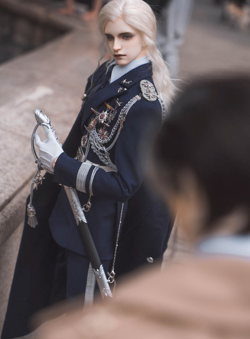 Honor Military Dress Blue & Silver Fullset: ID75 [Limited Time Offer] | PREORDER | OUTFIT