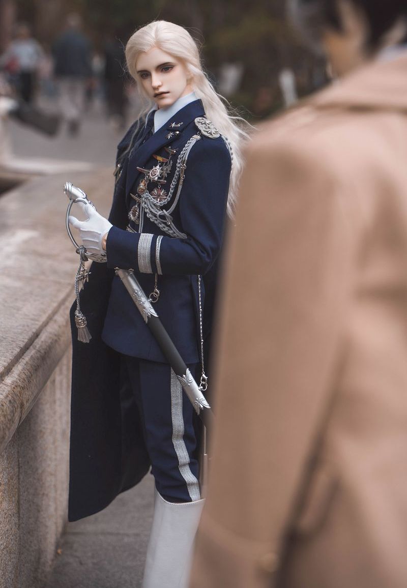 Honor Military Dress Blue & Silver Fullset: ID75 [Limited Time Offer] | PREORDER | OUTFIT