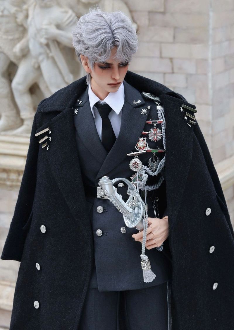 Honour Military Dress Gray & Silver: ID75 [Limited Time Offer] | PREORDER | OUTFIT