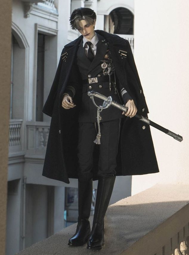 Honour Military Dress Gray & Silver: ID75 [Limited Time Offer] | PREORDER | OUTFIT