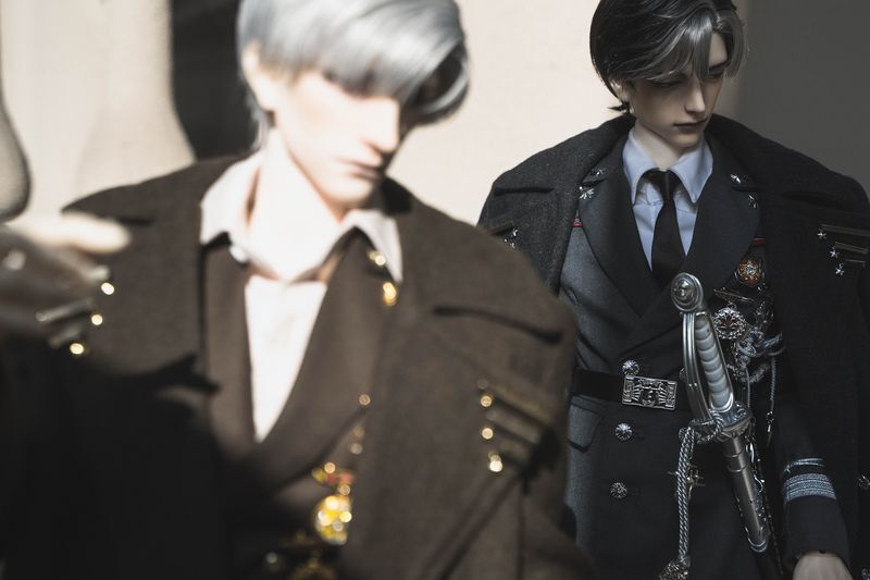 Honour Military Dress Gray & Silver: LOONG73 [Limited Time Offer] | PREORDER | OUTFIT