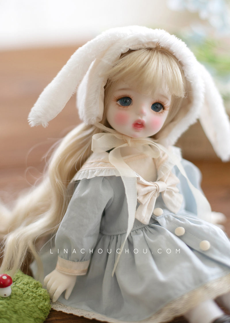 Tokki in wonderland: Magnolia Curl - S(6-7 inch) / Custard [Limited Time] | Preorder | WIG