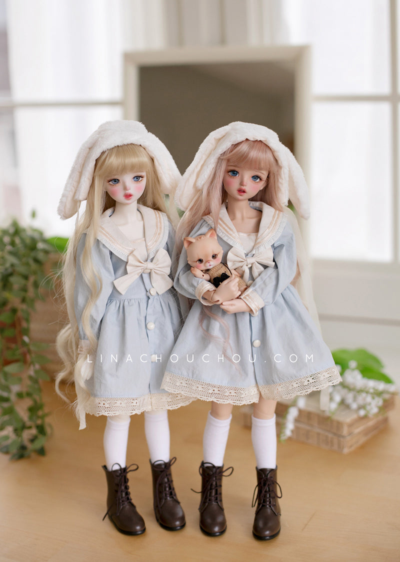 Tokki in wonderland: Magnolia Curl - S(6-7 inch) / Custard [Limited Time] | Preorder | WIG