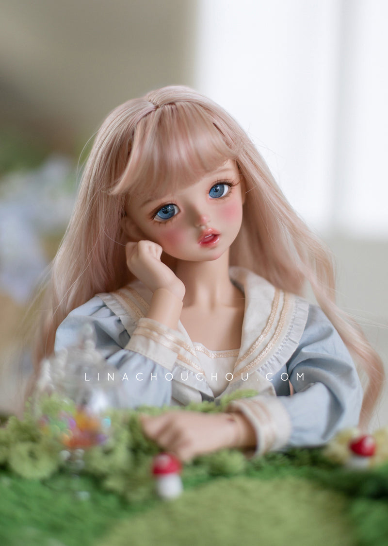 Tokki in wonderland: Magnolia Curl - S(6-7 inch) / Custard [Limited Time] | Preorder | WIG