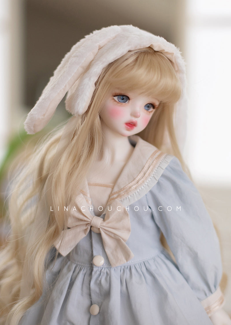 Tokki in wonderland: Magnolia Curl - S(6-7 inch) / Custard [Limited Time] | Preorder | WIG