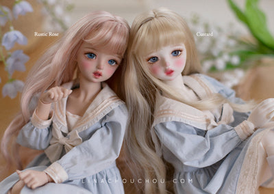 Tokki in wonderland: Magnolia Curl - S(6-7 inch) / Custard [Limited Time] | Preorder | WIG