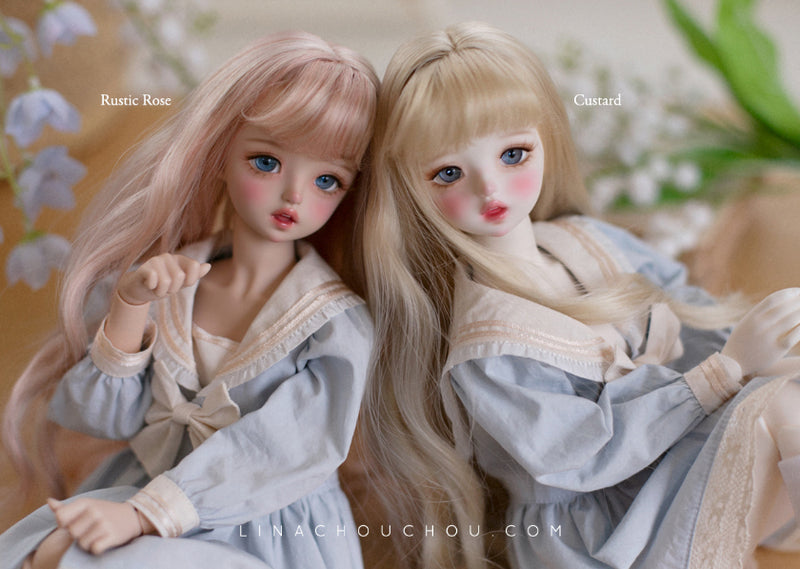Tokki in wonderland: Magnolia Curl - S(6-7 inch) / Custard [Limited Time] | Preorder | WIG