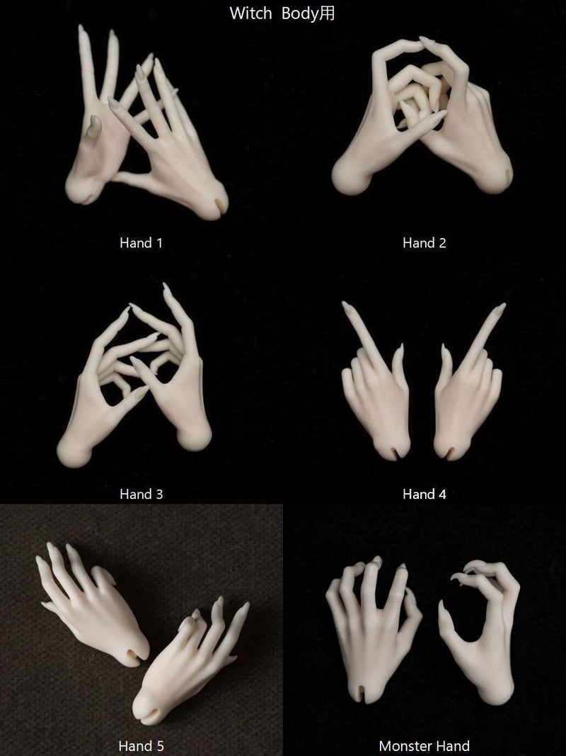 1/4 Hand & Feet Part (Girl & Witch Body) [Limited Time Discount] | PREORDER | PARTS
