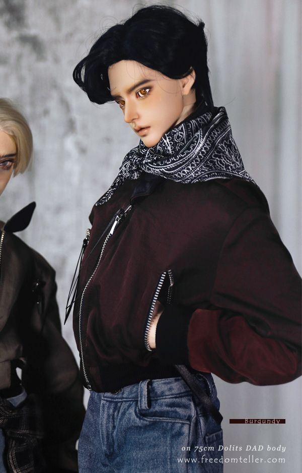 Bomber (Glow) Burgundy: 70cm [Limited quantity] | PREORDER | OUTFIT