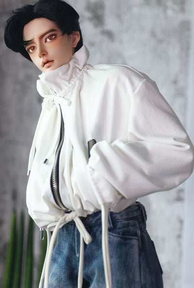 Bomber (Ruffle) Lemon White: 70cm [Limited quantity] | PREORDER | OUTFIT