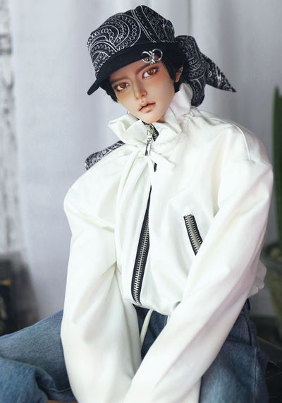 Bomber (Ruffle) Lemon White: 75cm [Limited quantity] | PREORDER | OUTFIT