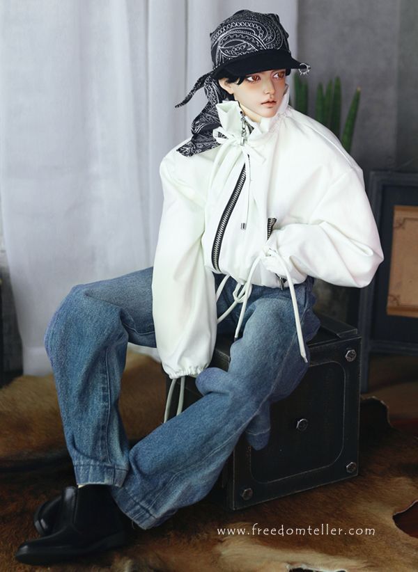 Bomber (Ruffle) Lemon White: 75cm [Limited quantity] | PREORDER | OUTFIT