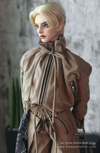 Bomber (Ruffle) Mocha Mousse: 70cm [Limited quantity] | PREORDER | OUTFIT