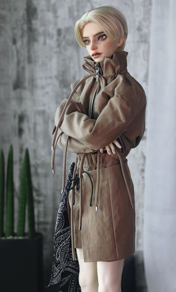 Bomber (Ruffle) Mocha Mousse: 75cm [Limited quantity] | PREORDER | OUTFIT